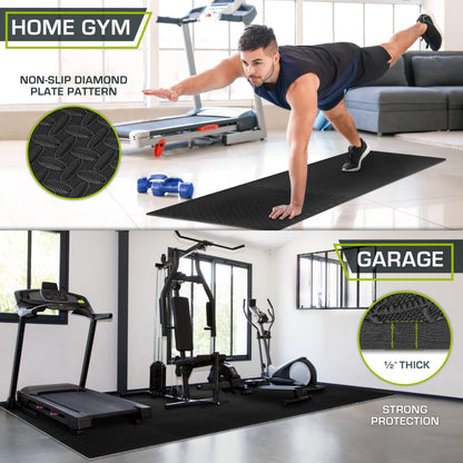 PROSOURCEFIT Puzzle Exercise Mat - EVA Interlocking Foam Tiles