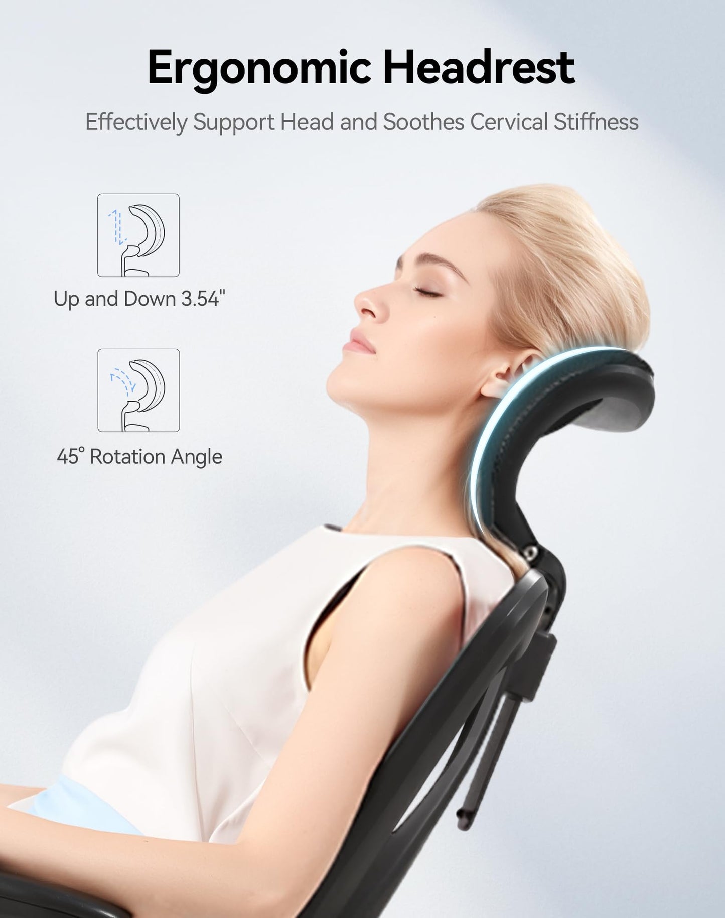 SIHOO M18 Ergonomic Office Chair with Adjustable Headrest