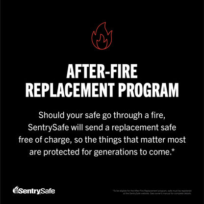 SENTRYSAFE Digital Safe Box - Waterproof & Fireproof Alloy Steel