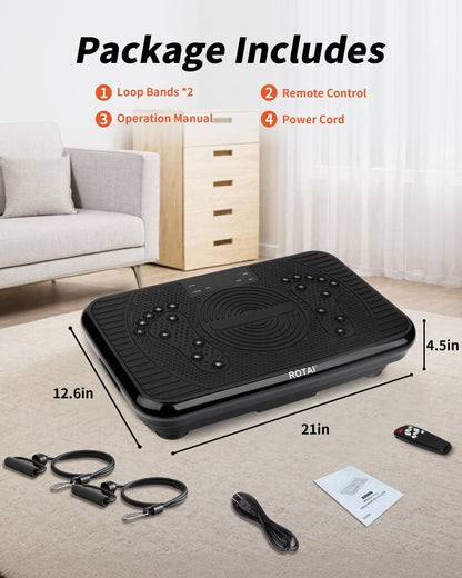 ROTAI Vibration Plate Exercise Machine for Weight Loss