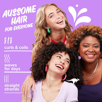 Aussie Total Miracle Hair Care Bundle: Shampoo, Conditioner, and 3 Minute Deep Treatment with Apricot & Macadamia Oil, Paraben-Free for Damaged Hair, 26.2 & 8 Fl Oz