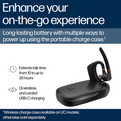 POLY Voyager Legend 50 UC Bluetooth Headset with Case