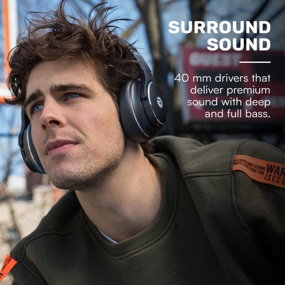RAYCON Everyday Wireless Bluetooth Over Ear Headphones