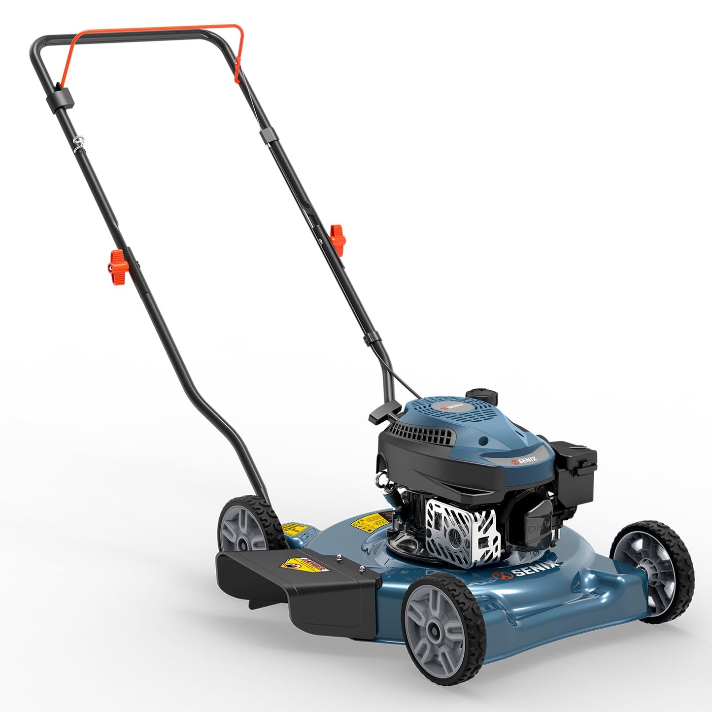 SENIX 20" Gas Lawn Mower with 4-Cycle Engine and Height Adjustment