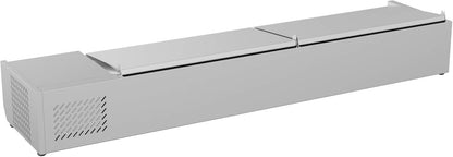 KoolMore SCDC-8P-SSL Commercial-Refrigerator, 71 Inch, Silver