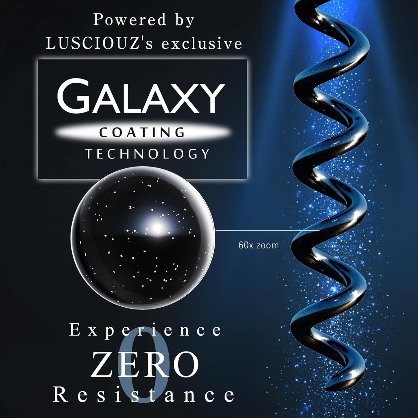 LUSCIOUZ Zero Resistance THE HELIX Corkscrew Silent Wine Bottle Opener Waiters Corkscrew Wine Key