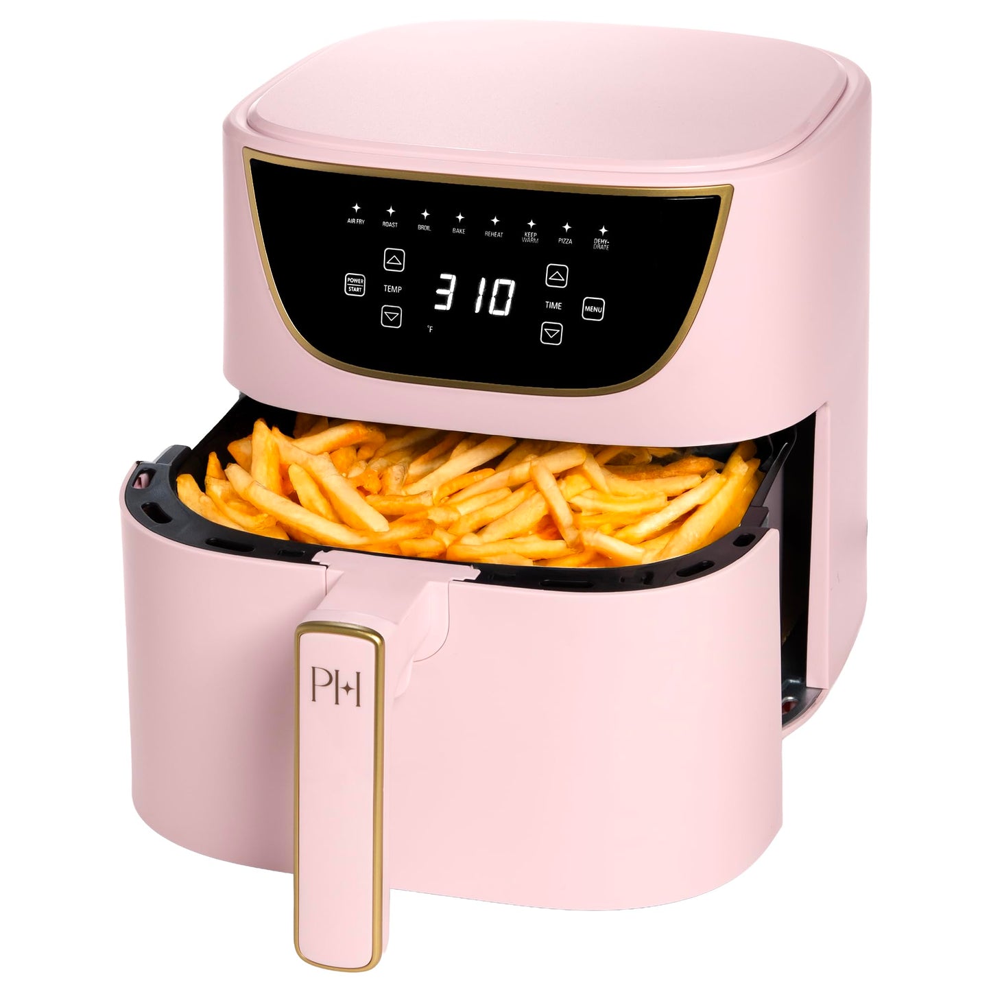 PARIS HILTON Air Fryer 6-Quart Nonstick Touchscreen 8-in-1