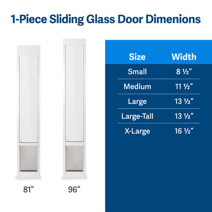 PETSAFE Sliding Glass Pet Door - No-Cut DIY Install for Renters