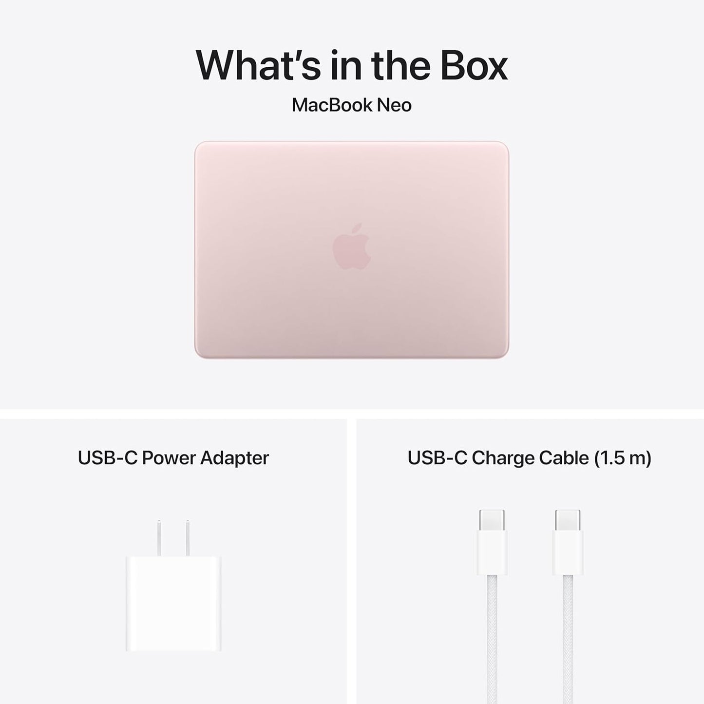 Apple 2026 MacBook Neo 13-inch Laptop with A18 Pro chip: Built for AI and Apple Intelligence, Liquid Retina Display, 8GB Unified Memory, 512GB SSD Storage, 1080p FaceTime HD Camera, Touch ID; Blush