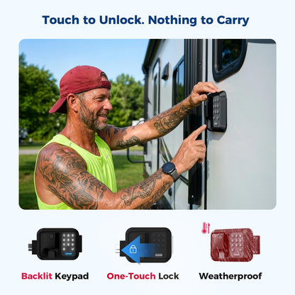 ONNAIS RV Door Lock Replacement - Keyless Entry with Remote