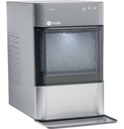 GE Profile Opal 2.0 | Countertop Nugget Ice Maker | Ice Machine with WiFi Connectivity | Smart Home Kitchen Essentials | Black Stainless