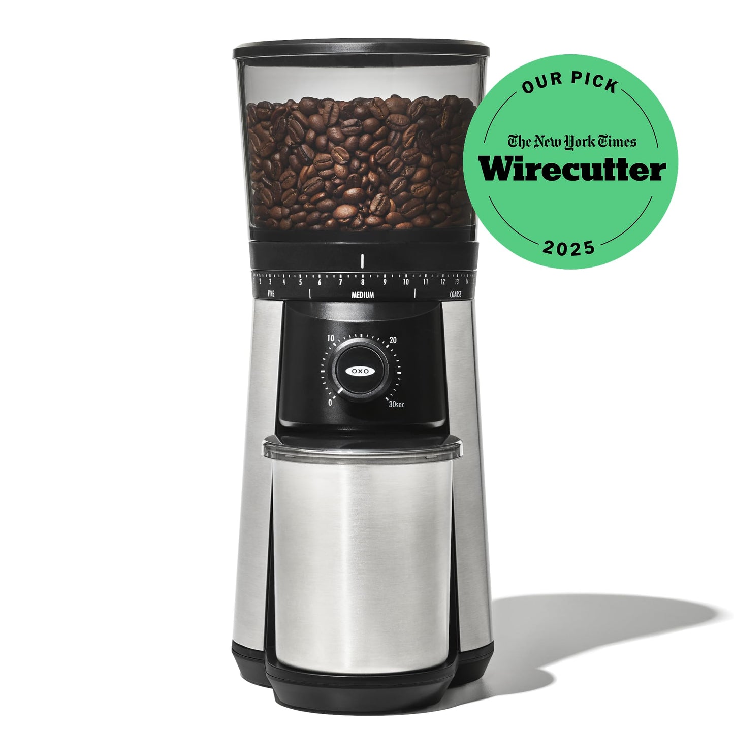OXO Brew Conical Burr Coffee Grinder - Stainless Steel