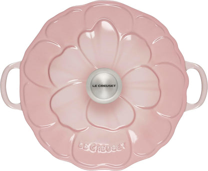 Le Creuset Signature Enameled Cast Iron Petal Braiser, 2.25qt., Shell Pink