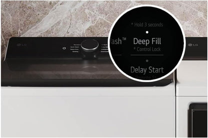 LG WT8400CW 5.5 Cu. Ft. White Mega Capacity Smart Top Load Washer w/EasyUnload