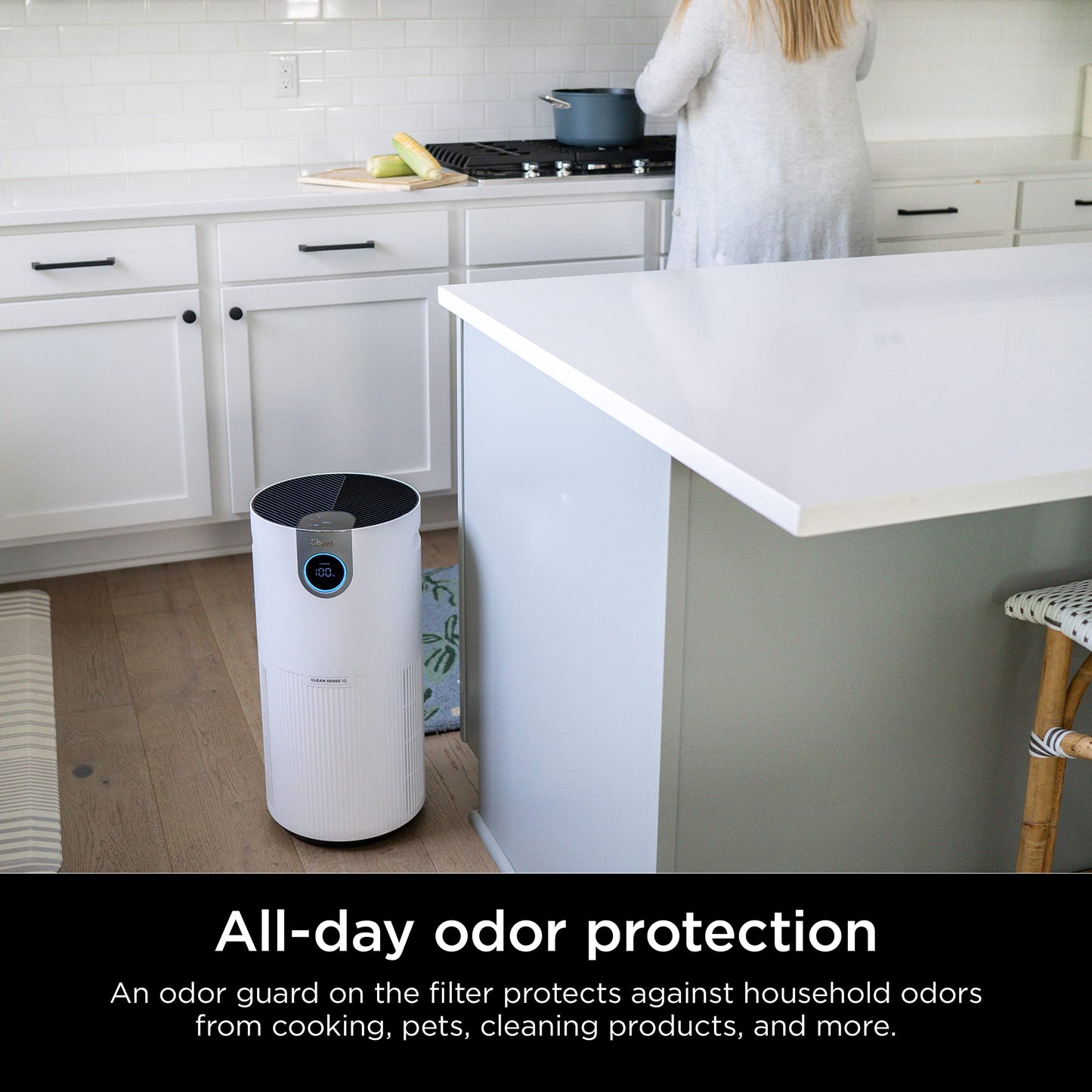 SHARK Air Purifier for Large Rooms with HEPA Filter