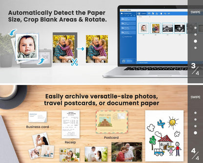 PLUSTEK ePhoto Z300 Photo Scanner - 4x6" Scans in 2 Seconds