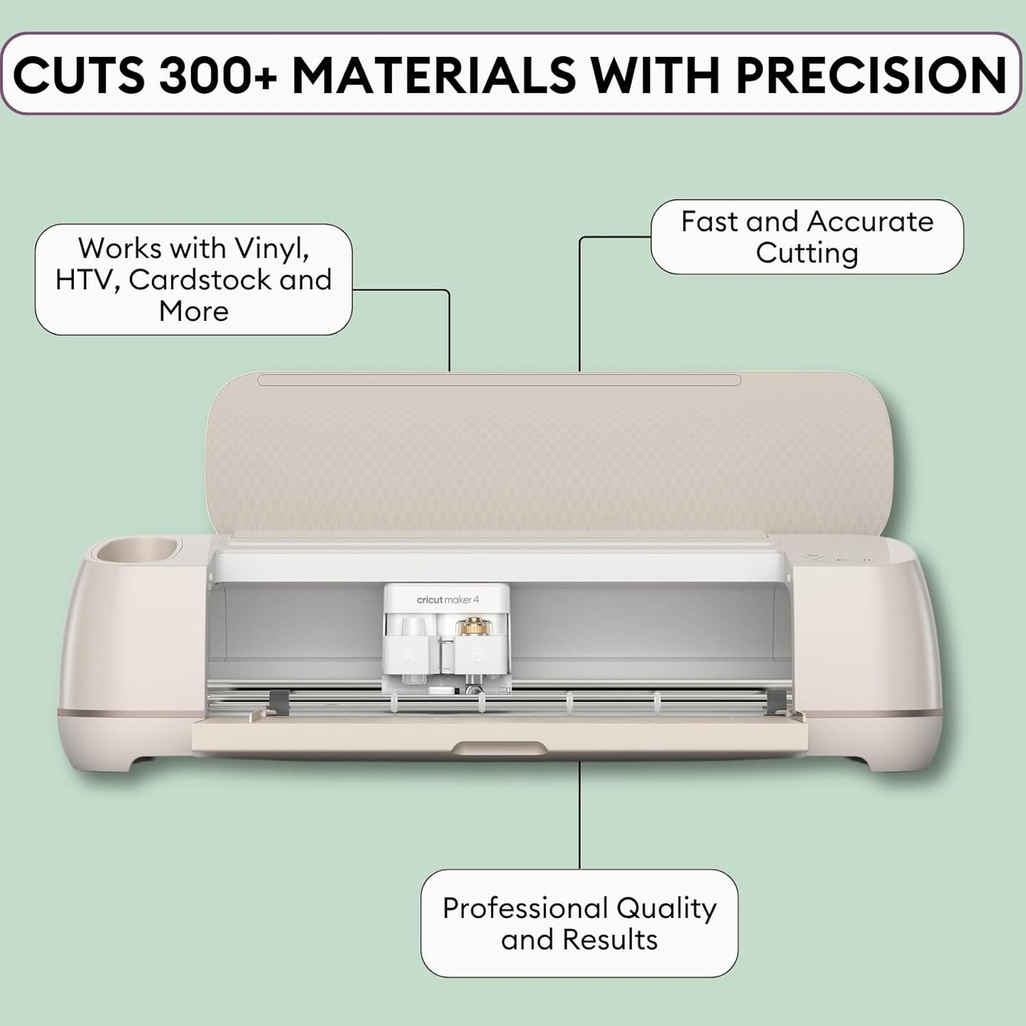 Cricut Maker 4 T-Shirt Making Bundle - Cutting Machine with EasyPress SE Heat Press, Vinyl & Iron-On Kit for Custom Apparel, Tote Bags & DIY Projects