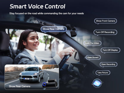 PELSEE P1 Pro 4K Dual Dash Cam with Night Vision & GPS
