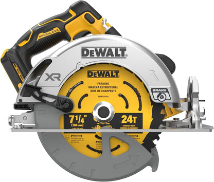 DEWALT 20V MAX XR Brushless Cordless 7-1/4 in. Circular Saw, Tool Only (DCS590B)