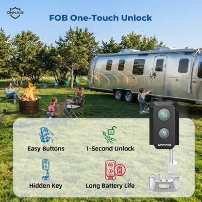 ONNAIS Full Metal RV Keyless Entry Door Lock with Remote