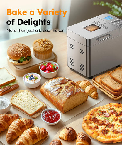 OSIPOTO 2LB Automatic Bread Maker Machine with Timer