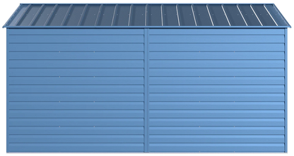 Arrow Select Steel Storage Shed, 10x14, Blue Grey