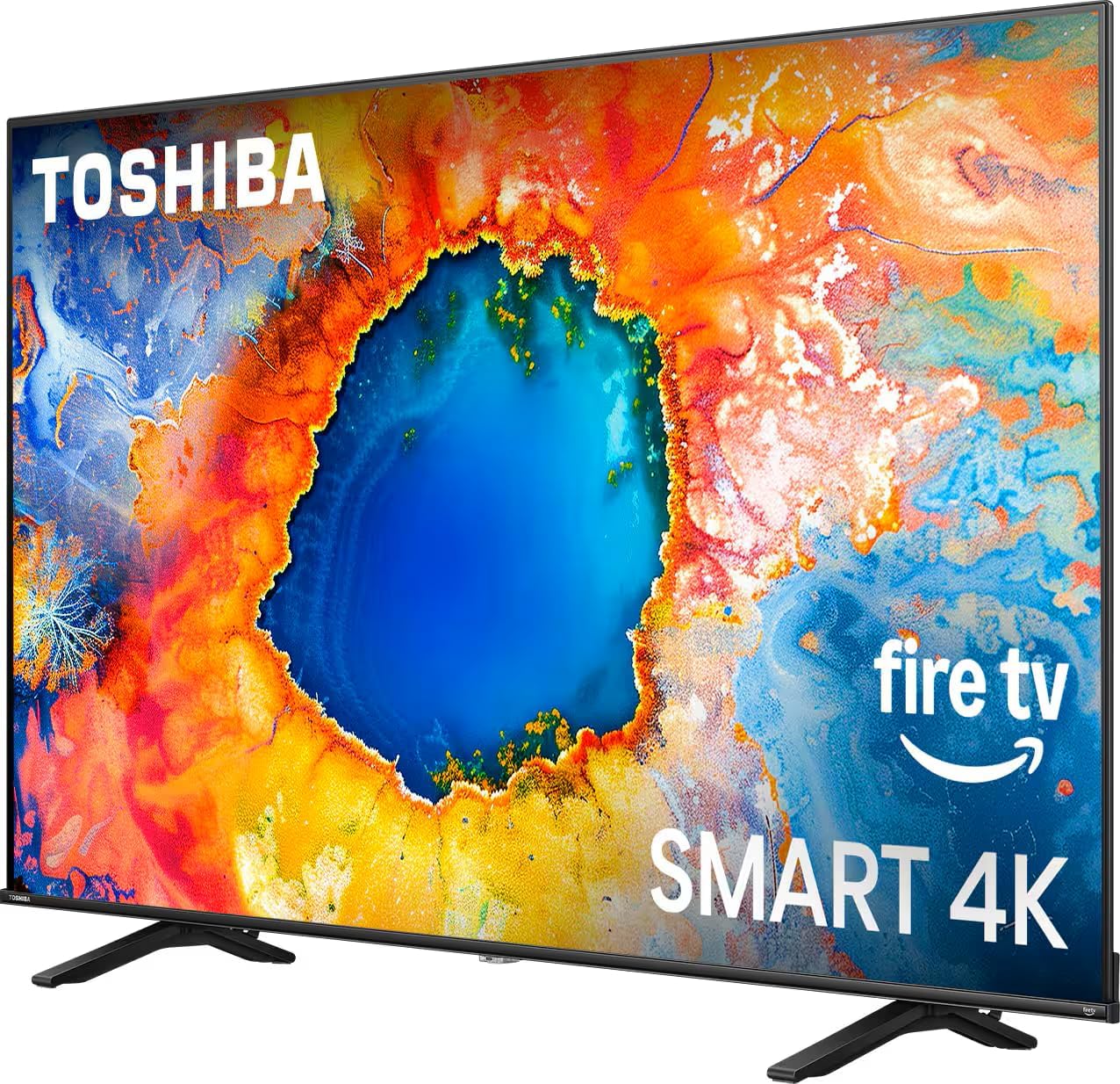 TOSHIBA 75-inch Class C350 Series LED 4K UHD Smart Fire TV with Voice Remote with Alexa (75C350NU)