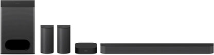 Sony BRAVIA Theater System 6, 5.1ch Home Theater System soundbar with subwoofer and Rear Speakers, Surround Sound by Dolby Atmos/DTS:X Compatible HT-S60