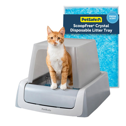 PETSAFE Legacy ScoopFree Crystal Pro Self-Cleaning Cat Litter Box