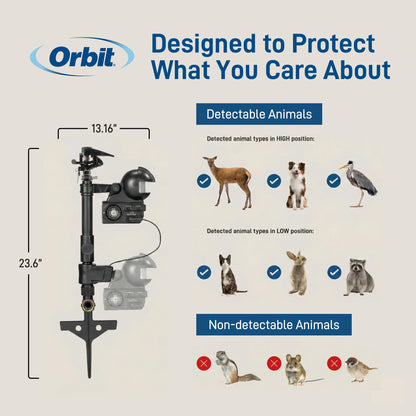 ORBIT Yard Enforcer Motion-Activated Sprinkler 62100