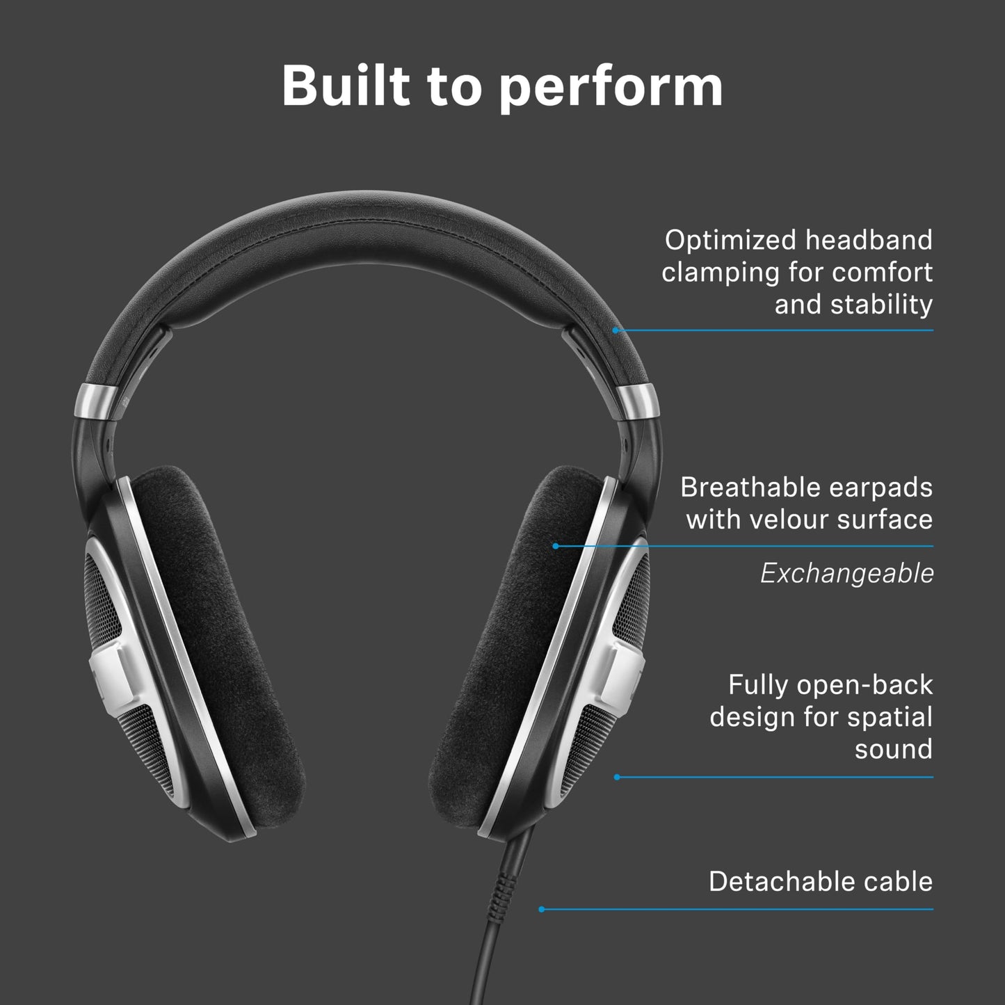 SENNHEISER HD 599 SE Open-Back Headphones - Balanced Audio