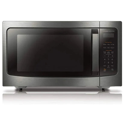 Air Fryer Combo 8-in-1 Countertop Microwave Oven, with Convection, Broil, Odor Removal Mode, 12.4" Position Memory Turntable, Child-Lock, 1.0 Cu.ft, Black Stainless Steel, ML2-EC10SA(BS)