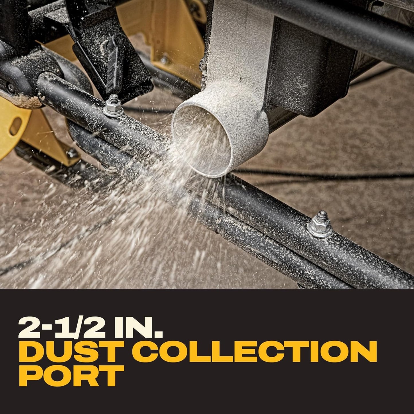 DEWALT Table Saw 10 Inch with Foldable Rolling Table Saw Stand, 15 Amp, 4800 RPM, 32-1/2-Inch Rip Capacity (DWE7491RS)