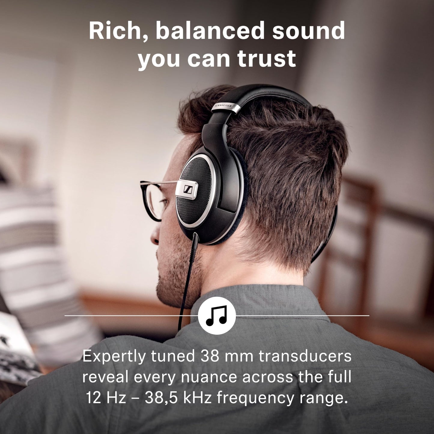 SENNHEISER HD 599 SE Open-Back Headphones - Balanced Audio