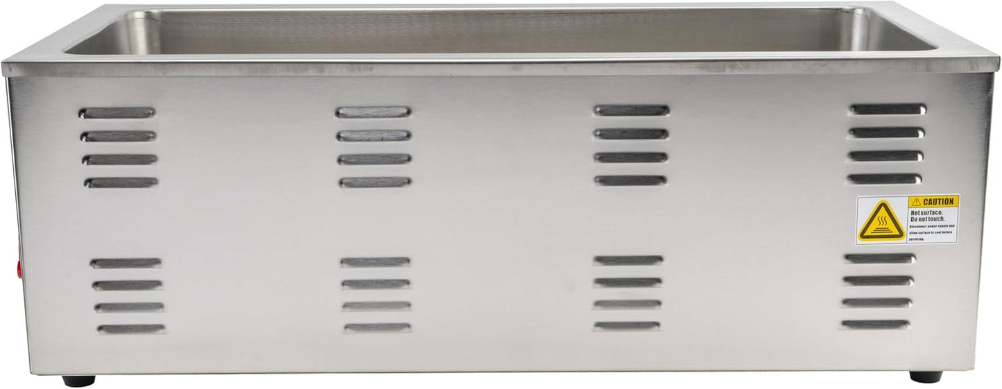 Winco Electric Portable Food Pan Warmer, 1500 W, 120V, 4/3 Size