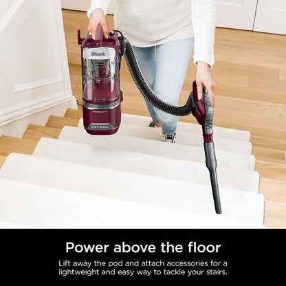 SHARK DETECT Lift-Away Corded Vacuum with Self-Cleaning Brushroll