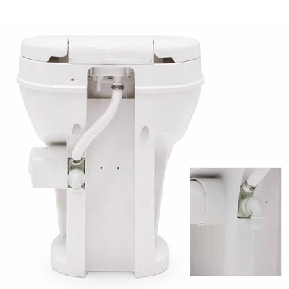 SEAFLO RV Toilet - Residential Height, Gravity Flush, Soft Close