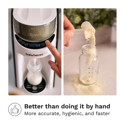 Baby Brezza Formula Pro Advanced Formula Dispenser Machine - Automatically Mix a Warm Formula Bottle Instantly - Easily Make Bottle with Automatic Powder Blending, Slate