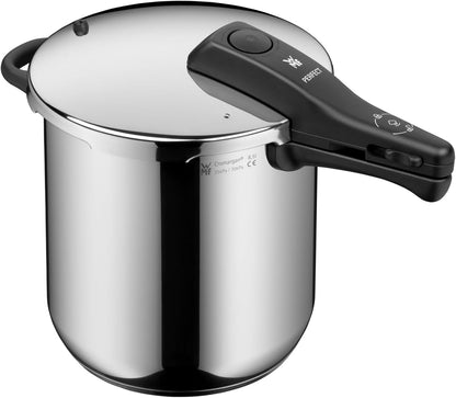WMF Perfect – Quick Cooker Ø 22 cm Diameter of 8 Litres and a Medium, Cromargan Stainless Steel for Induction
