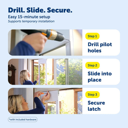 PETSAFE Sliding Glass Pet Door - No-Cut DIY Install for Renters