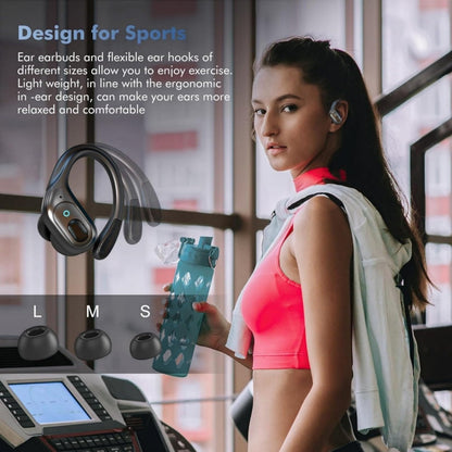 SAJAWASS Wireless Earbuds - Sports Bluetooth Headphones IPX7