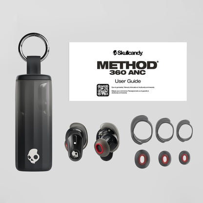 SKULLCANDY Method 360 ANC Wireless Earbuds - Noise Cancelling, Bluetooth