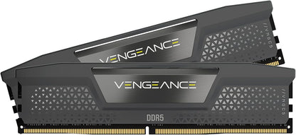 CORSAIR Vengeance DDR5 RAM 32GB (2x16GB) Up to 6000MHz CL36-44-44-96 1.35V AMD EXPO Intel XMP 3.0 Computer Memory – Grey (CMK32GX5M2E6000Z36)