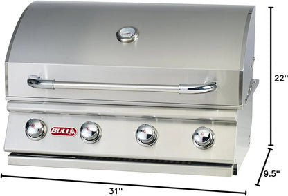 Natural Gas Outlaw Drop-In Grill Head in Stainless Steel