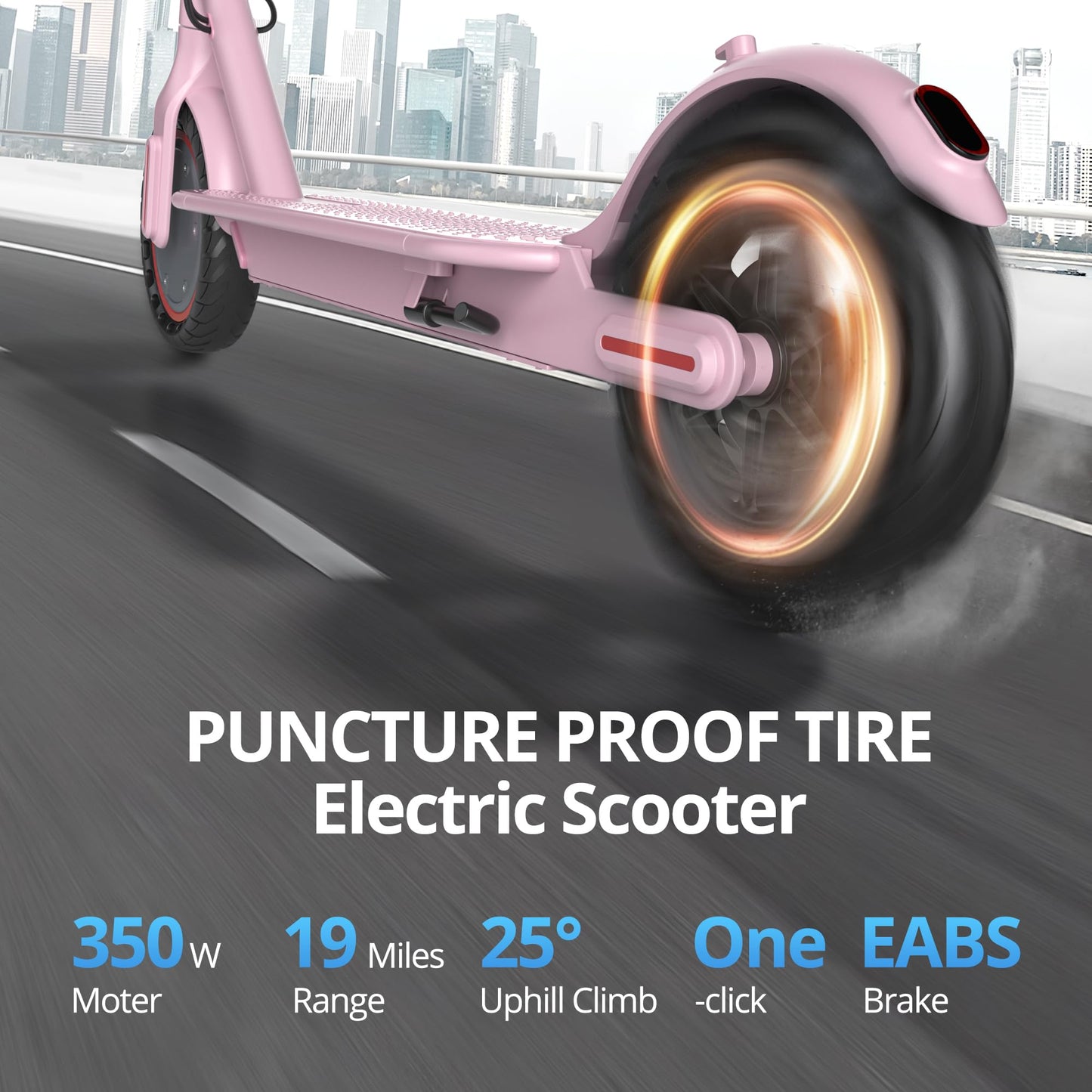 ROINSIDE Electric Scooter - Long-Range, 350W/500W Motor