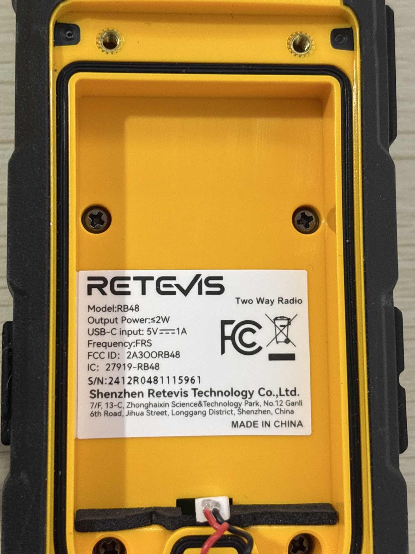 RETEVIS RB48 FRS Walkie Talkies - Long Range & Waterproof