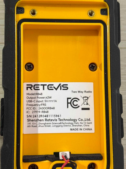 RETEVIS RB48 FRS Walkie Talkies - Long Range & Waterproof