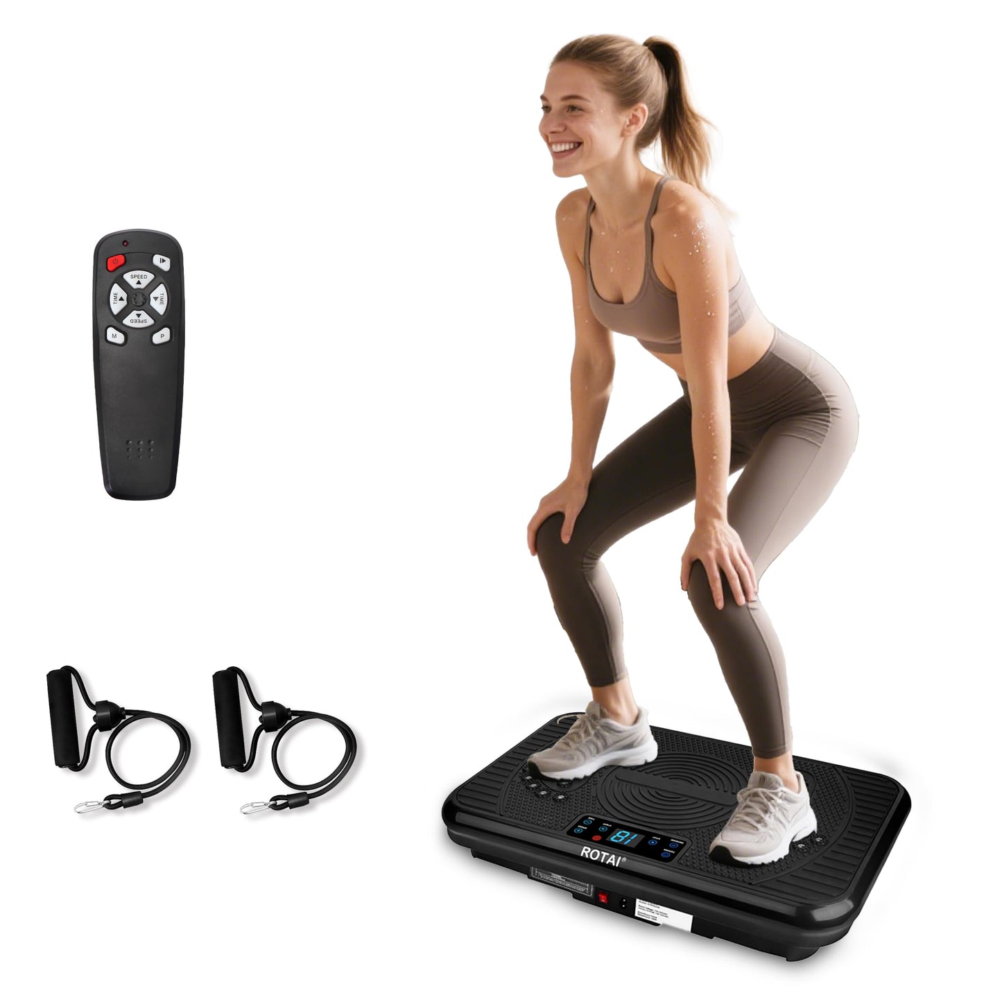 ROTAI Vibration Plate Exercise Machine for Weight Loss