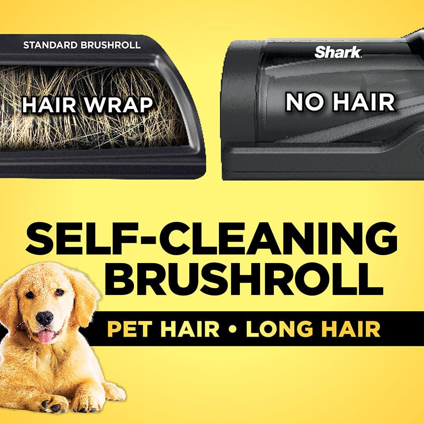 SHARK DETECT Lift-Away Corded Vacuum with Self-Cleaning Brushroll