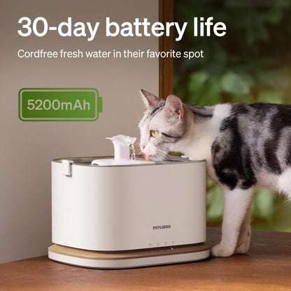PETLIBRO Cat Water Fountain - Cordless 3L Smart Dispenser